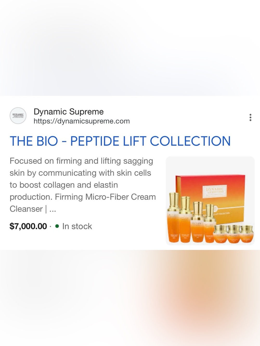 Dynamic Gemstone bio- peptide lift collection - Picture 3 of 3